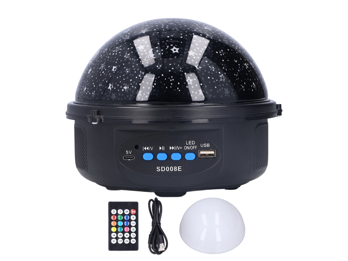 2026-lámpara Proyección Estrellas Led Con Bluetooth, Altavoz Y Control Remoto Rgb Para Decoración Hogar Bar