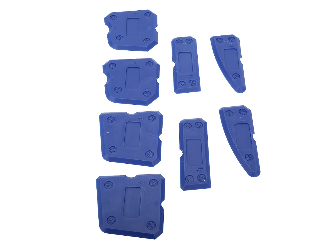 Juego de herramientas de sellado de silicona para vidrio (tratamiento sellador)