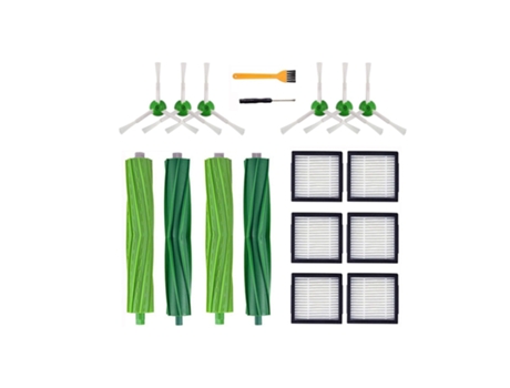 18 piezas cepillo rodante cepillo lateral de filtro Hepa para Irobot Roomba I7 I7 E5 E6 serie Robot aspirador reemplazo