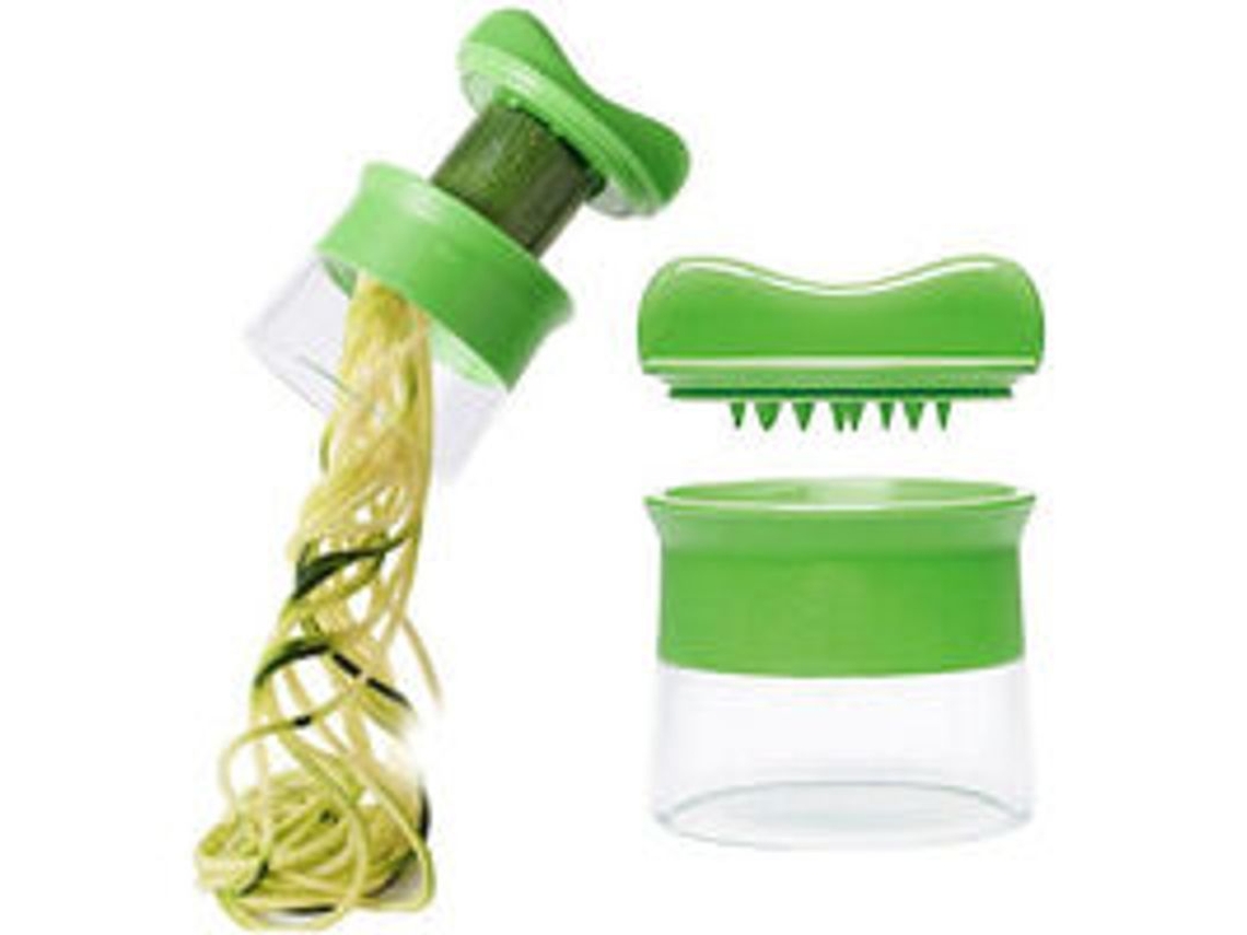 Cortador De Verduras 4 En 1, Espiralizador Manual Para Fideos De Calabacín, Zanahorias Y Pepinos