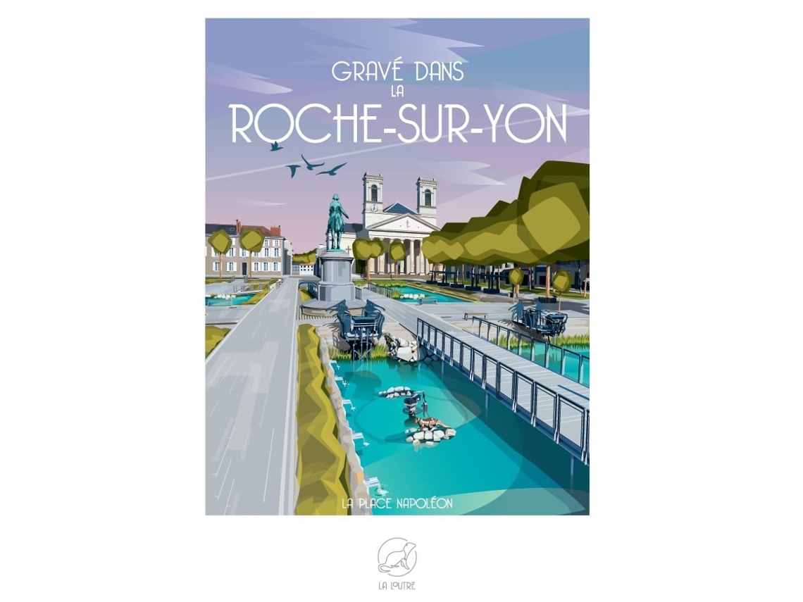 La Loutre Gravé Dans La Roche Sur Yon La Place Napoléon Puzzle 1000 Piezas La Loutre Puzzels