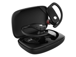 Auriculares Fios Play Led Exercícios Yizhood Bluetooth Negro