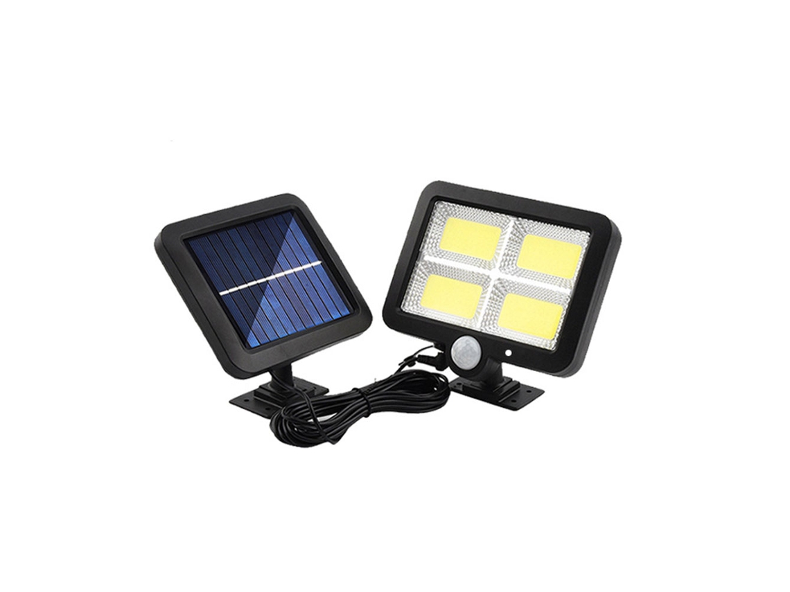 Lámpara solar con sensor de movimiento, múltiples LED COB, 3 modos, para interior, exterior, techo, almacén y jardín.