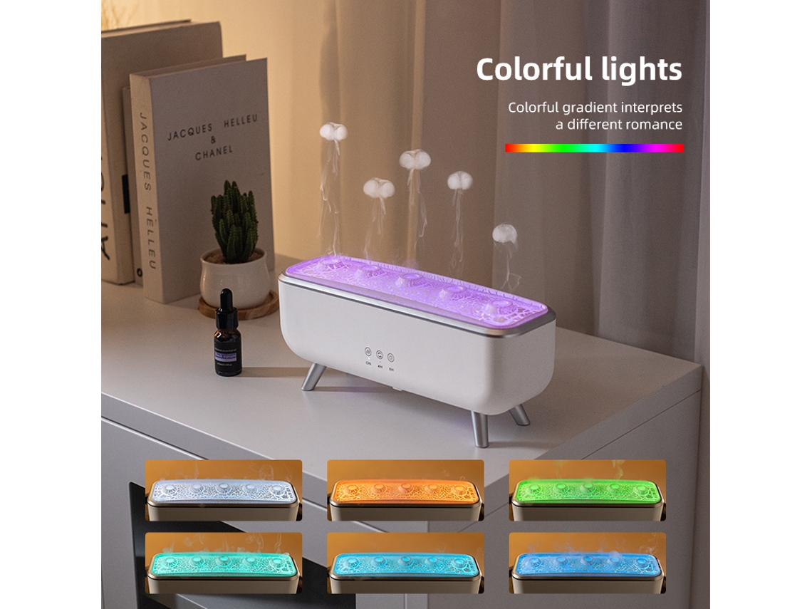 Difusor de aroma con dos boquillas, humidificador eléctrico para uso doméstico, difusor de aroma, difusor de aceites esenciales Mdug