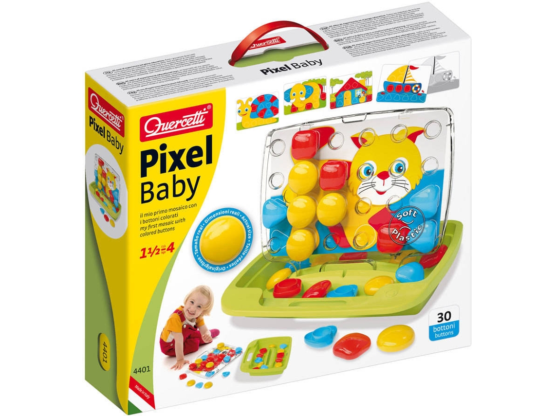 Juego Educativo QUERCETTI First Toys Fantacolor Baby 40 pz (Edad Mínima: 1 Año - 34 x 29 x 7 cm)