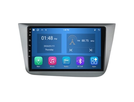 Autoradio 4GB RAM64GB ROM ROVERONE para Seat Altea 5P 2004 - 2015 Toledo 5P 3 2004 - 2009 CarPlay Android Coche Radio Bluetooth Navegación