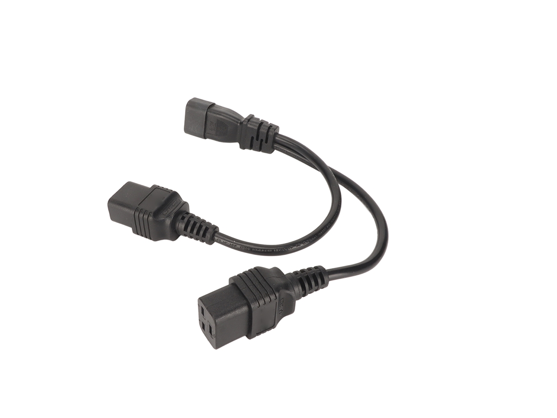Yncm-cabo De Energía Divisor Y Iec320 C14 Para Dual C19