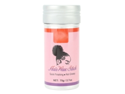 Bastão De Cera Para Cabelo 75g Rosa Duradouro Portátil Para Modelagem E Suavização De Cabelo E Peruca