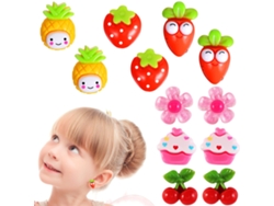 6 pares de pendientes para niños y niñas, accesorios para pendientes