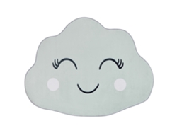 Alfombra para niños BELIANI Cumulus de Poliéster Verde 90x120