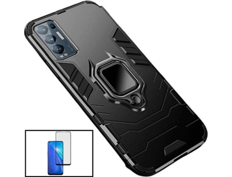 Carcasa y Protector Oppo Find X3 Neo PHONECARE Military Defender Negro