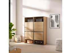 Zapatero, 120x145x35 cm, Dormitorio, habitación, Mueble auxiliar, Roble SKRAUT HOME