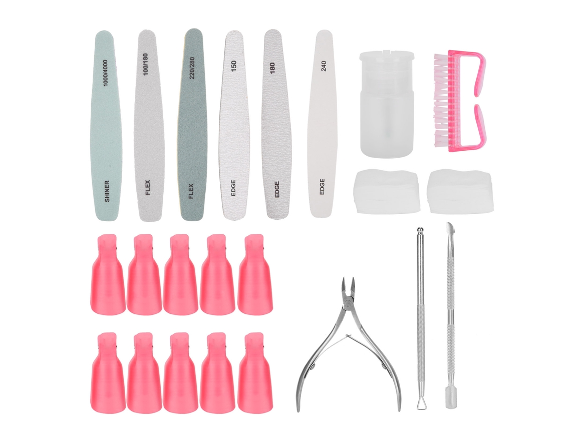 Kkml-kit De Ferramentas Para Manicure 13 Peças: Quitanieves, Cintas De Polimento, Tesouras Para Pele Morta E Acessórios Domésticos