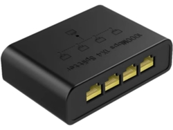 Concentrador De Conmutación De Red Rj45, Gigabit Ethernet De 1000 Mbps, 1 Entrada, 4 Salidas, Convertidor/divisor