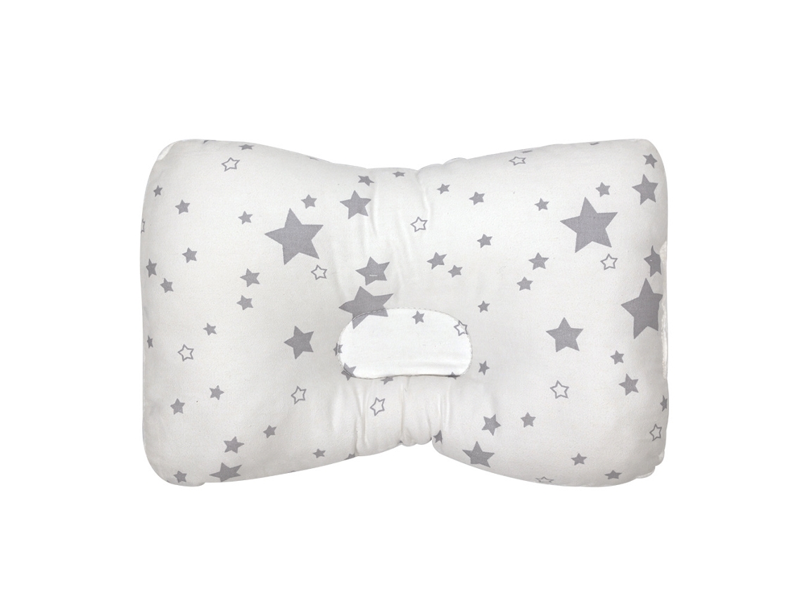 Almohada para la cabeza antisesgos para bebés, adecuada para bebés de 0 a 3 meses. SIURN Aliento de Bebé Blanco