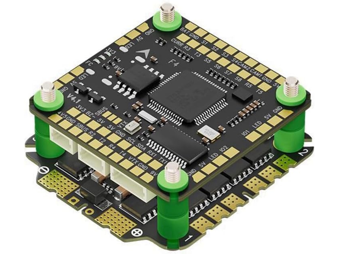 Controlador De Vuelo F465 V4 Fcesc Fpv Stack F405, Esc Am32 De 65 A Sin Boquilla Para Dron Rc
