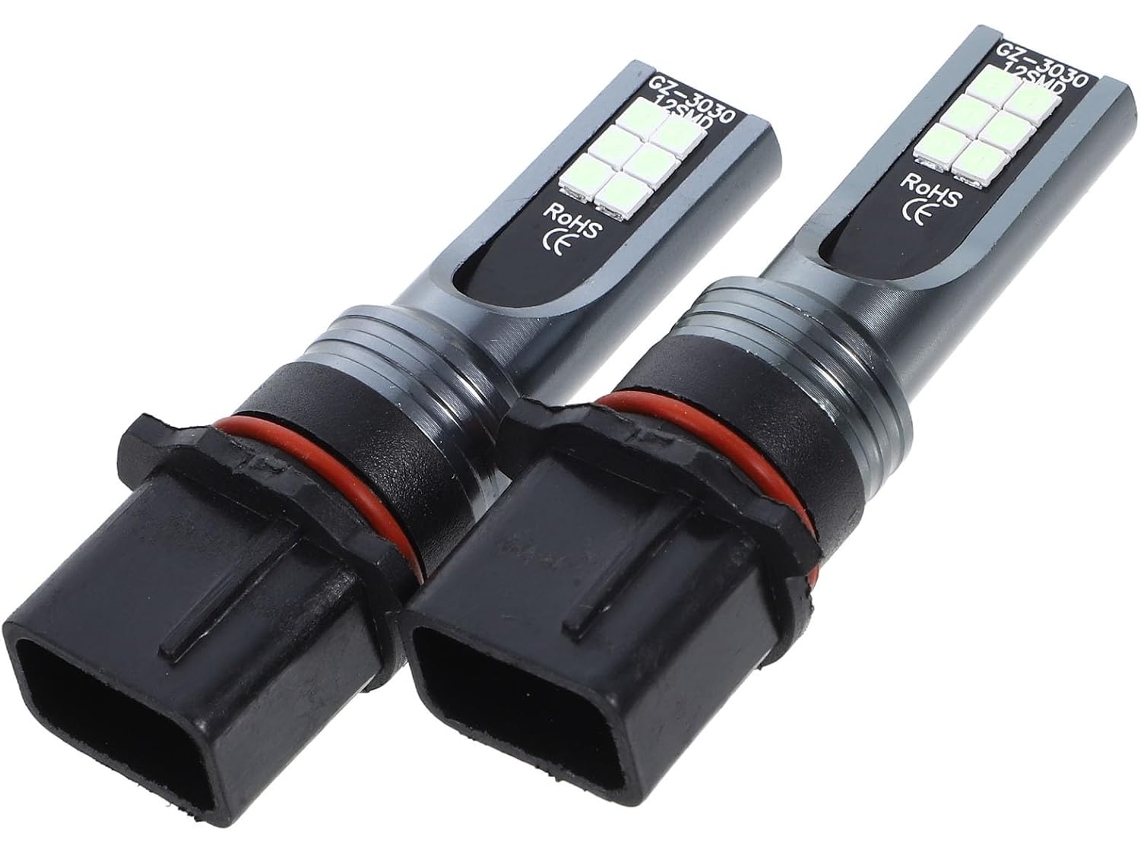 Faros Antiniebla Led Impermeables Para Coche Con Luz Azul, Aluminio Sólido, Visibilidad Mejorada.