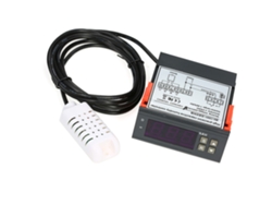 Mini Controlador Digital De Humedad 10a 220v Con Sensor, Medición 1%~99%, Pantalla Led, Portátil.