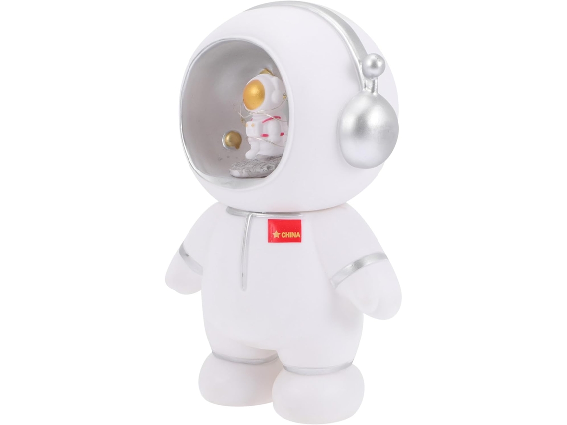 Lámpara De Mesilla Con Forma De Cerdo Astronauta, Luz Nocturna Decorativa Para Dormitorio, Vinilo.