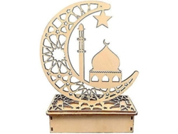 Decoración De Ramadán, Luces De Luna Y Estrellas, Luz Nocturna Led Para Eid Mubarak