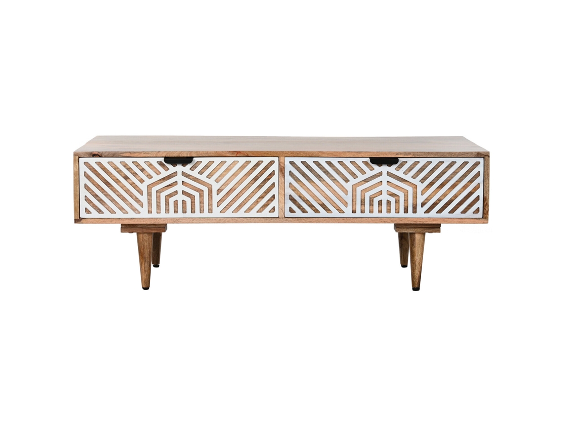 Mesa Centro Mango Blanco 115x60x40cm
