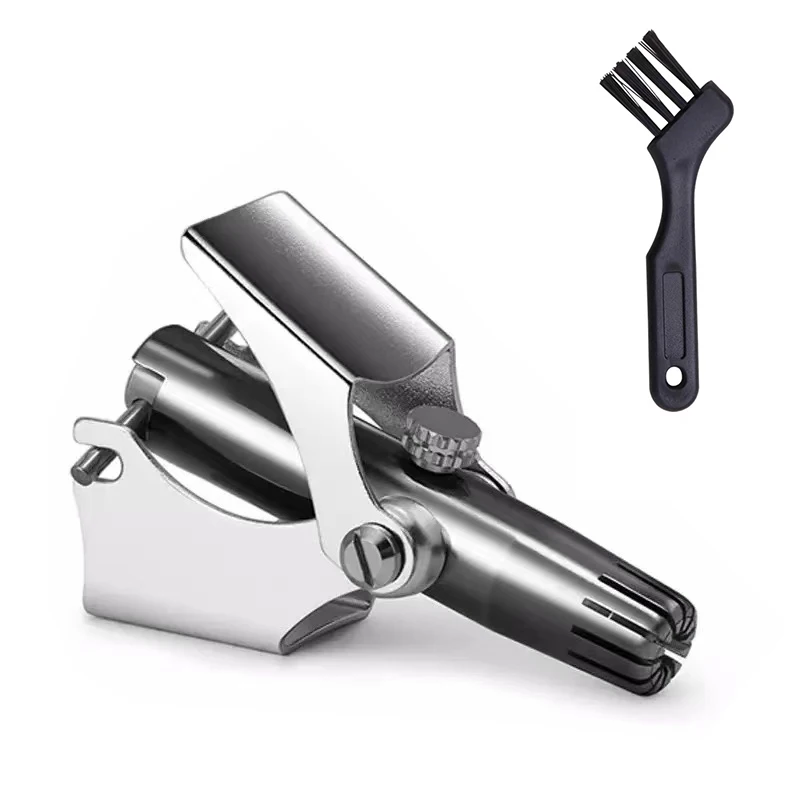 Nuevo Recortador De Vello Nasal Para Hombres, Manual De Acero Inoxidable, Afeitadora