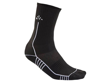 Calcetines para Hombre CRAFT Progress Mid Negro para Fútbol (EU 40 - 42)