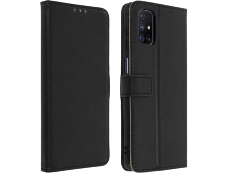 Funda Samsung Galaxy M51 AVIZAR Libro Cartera Negro
