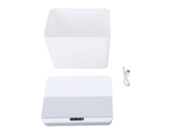 Papelera inteligente de 8 litros, recargable por USB, sin contacto, de inducción automática, eléctrica, para baño, cocina y sala de estar.