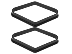 Omni-2 Peças De Moldura Triangular De Plástico Profissional Para Bilhar 9 Bolas Snooker Acessórios De Suprimentos