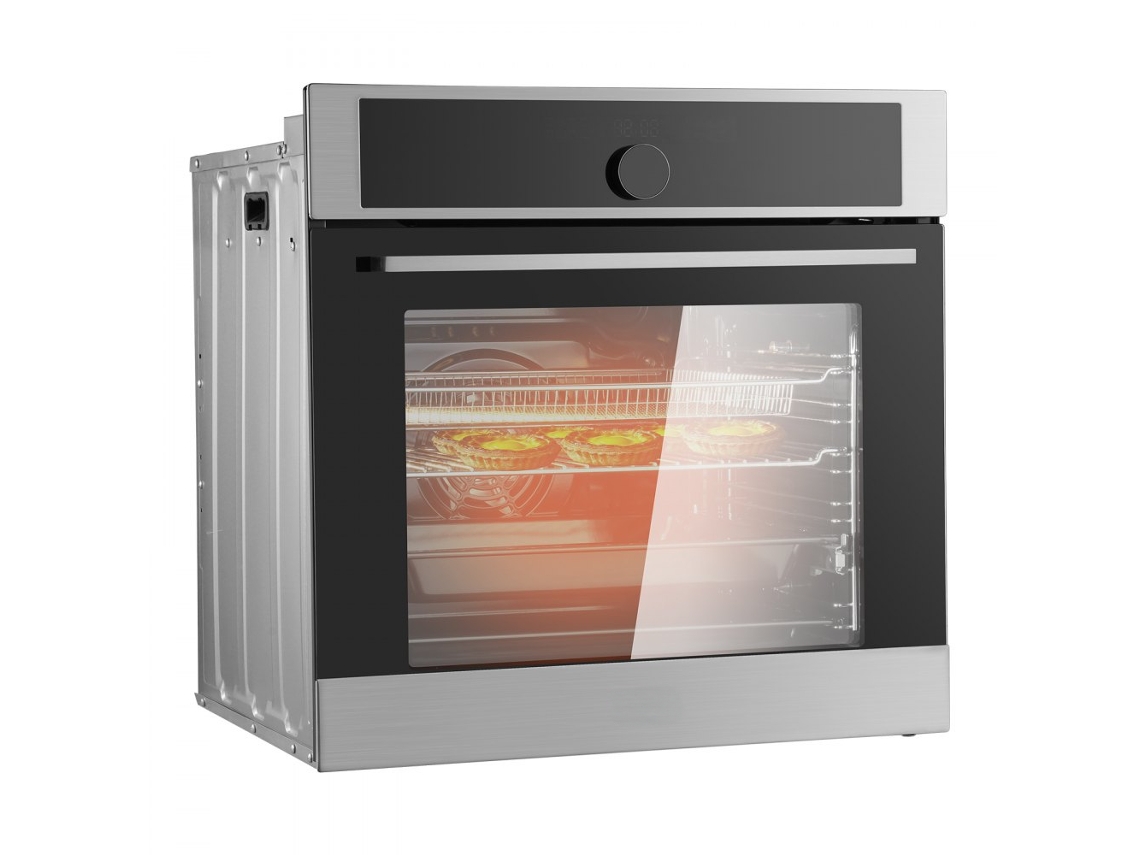 Horno Eléctrico Empotrado De 76l Con 16 Modos, Limpieza Pirolítica Y Pantalla Led Tekmaquinas