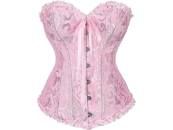 Top Corsé De Mujer Con Tirantes Finos Y Sujetador Con Varillas De Plástico S202412243960