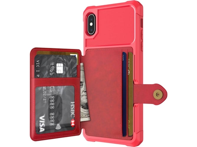 Funda iPhone XR WISETONY Kaiqimi-696 Rojo