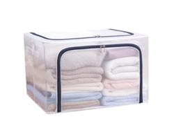 Caja de almacenamiento de red de nylon con estructura de acero plegable y duradera para colchones o mantas resistente al agua Kofihety
