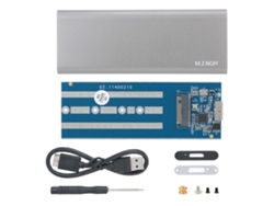 Caja De Disco Duro Móvil M.2 Ngff, Gabinete Externo De Hdd, Caja De Ssd Metalica Usb 3.0