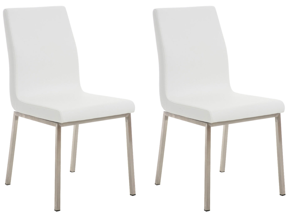 Juego de 2 sillas de comedor Colmar blanco CLP
