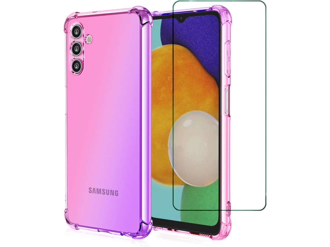 Protector de Pantalla Lte Bling Párachoque para Samsung Galaxy A13 HONGWE. Silicona Transparente