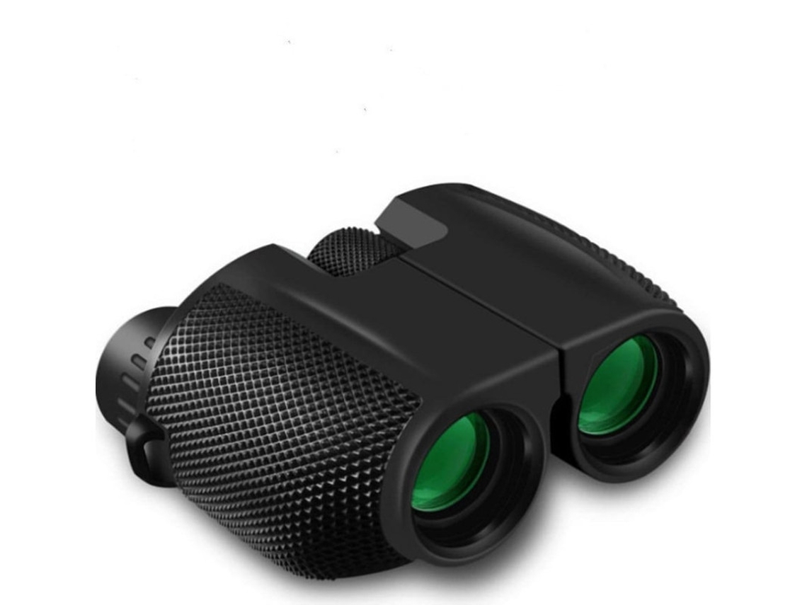 Binoculares compactos de alta potencia 10x25, mini binoculares para adultos, ligeros, impermeables, para exteriores, senderismo, camping, caza, Yizhood (negros)