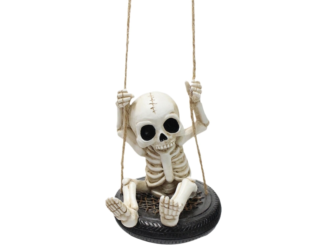 Figuras De Esqueletos Para Halloween: Pequeñas Esculturas Decorativas Para Paisajes, Figuras Colgantes De Esqueletos