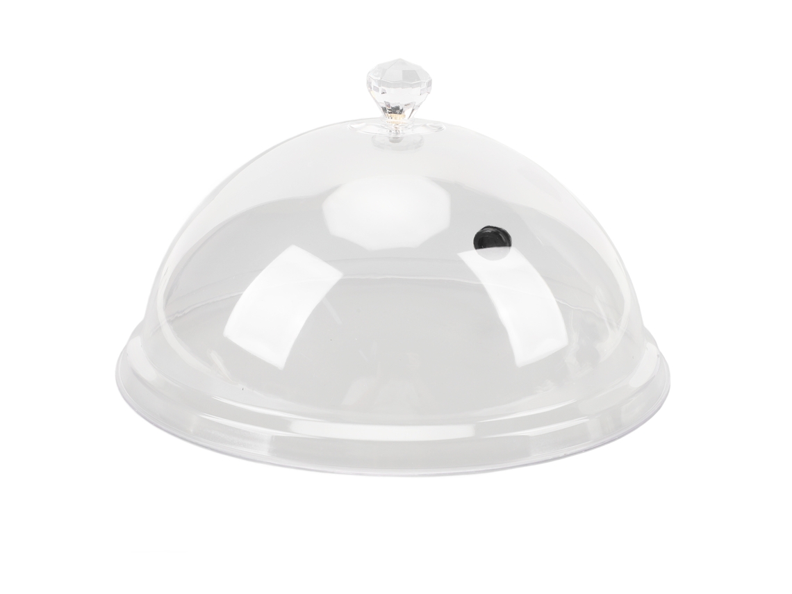 2026 Store-domo De Cristal Para Fumar Cloche Tapa Para Platos Copas Cócteles Comida Bebidas Accesorio Fumador 21.5cm