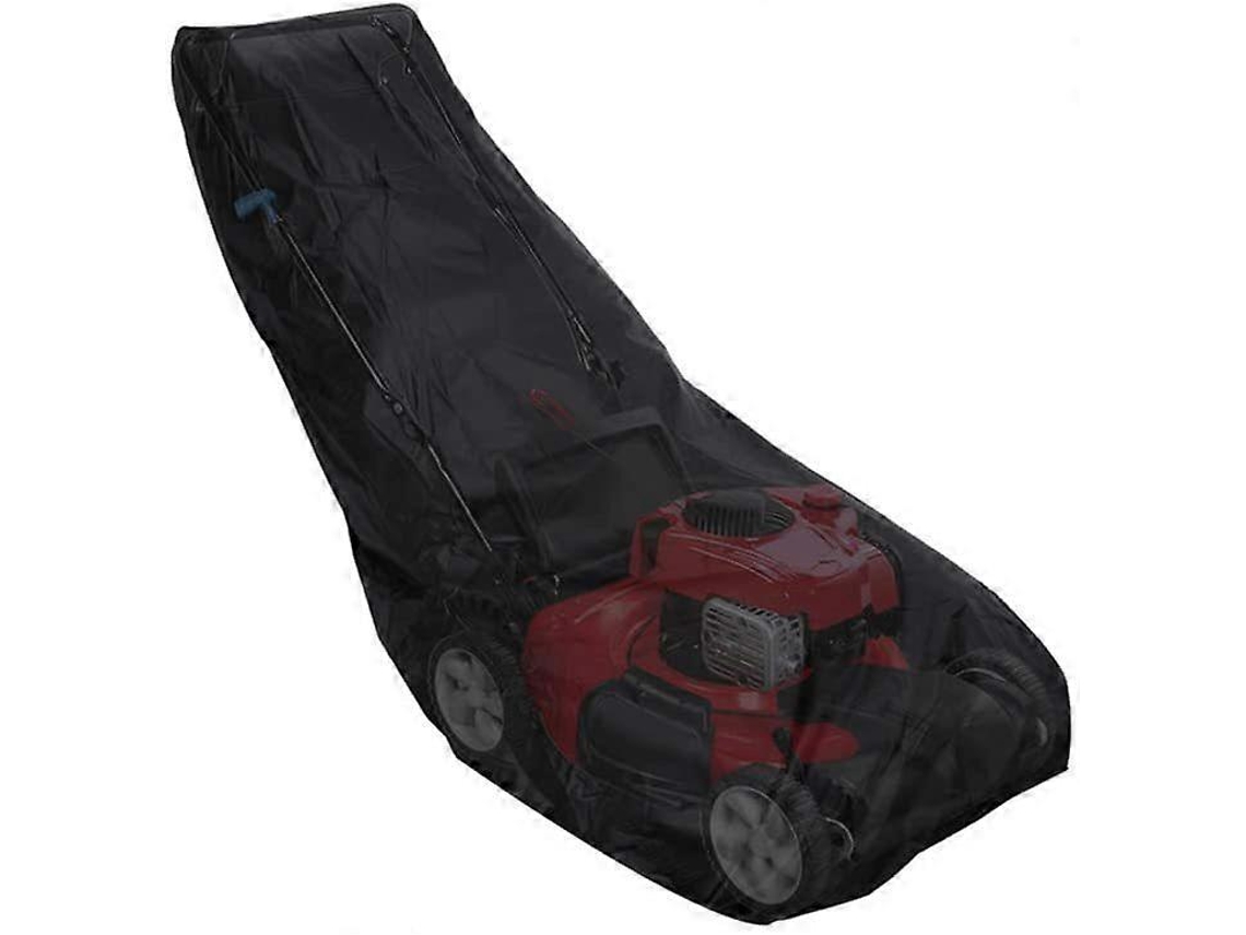 Cubierta Protectora Para Cortacésped Con Cordón Y Bolsa De Almacenamiento 193x112x64cm Antihumedad Uv Resistente