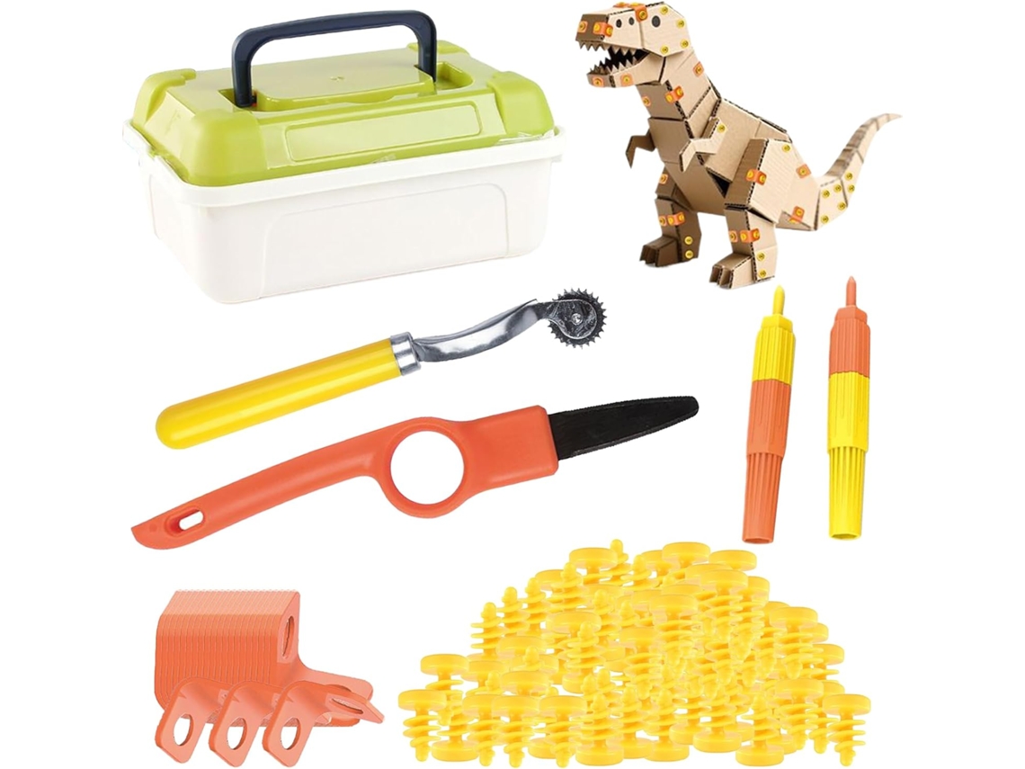 Kit De Herramientas De Construcción De Cartón, Kit De Construcción De Cartón Con Cortador Y Rodillo