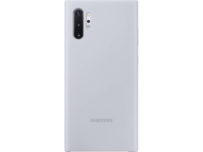 Carcasa SAMSUNG Galaxy Note 10+ Silicona Plateado