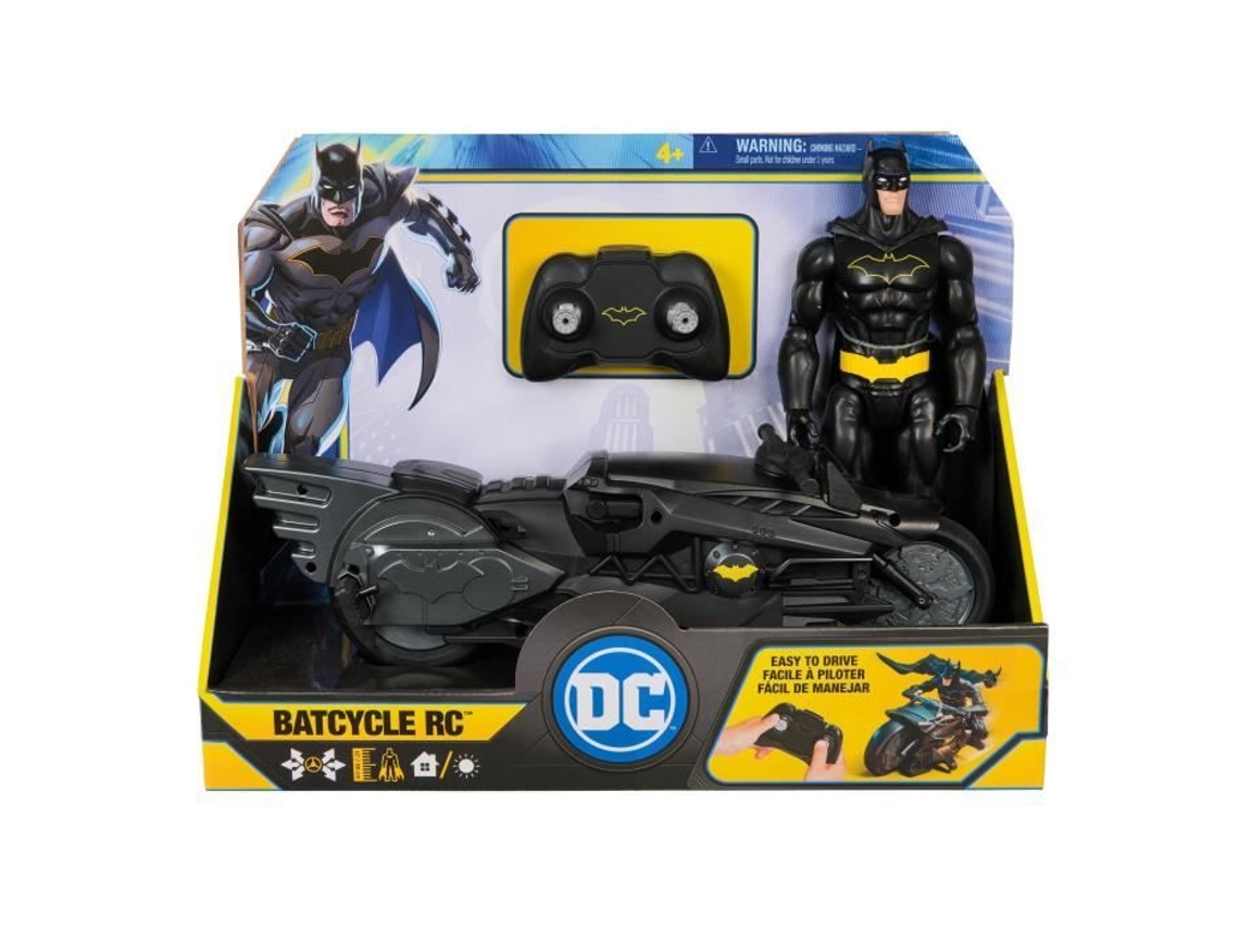 Pack Batcycle Rc Batman Figura 30cm Batman