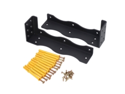 Soporte Para Estante Flotante, Acero Al Carbono, 36 Kg, Resistente A La Corrosión, Para Cocina, Baño Y Oficina.