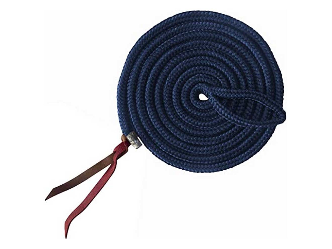 Cabo de Amarração de Adestramento Natural Preto 3.7 Mnorton Equestrian