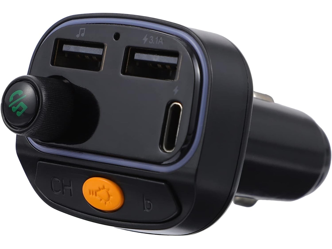 Adaptador De Audio Inalámbrico Para Coche Con Puertos De Conexión Automática