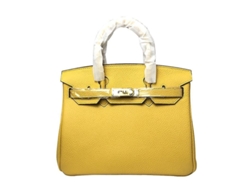 2026-bolso De Cuero De Vaca Primera Capa Para Mujer, Estilo Birkin, Tote Commuter, Bandolera, Tamaño Mediano, Diseño Lychee, Color Sólido