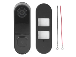 Timbre De Puerta Inteligente Inalámbrico Resistente Al Agua Tuya 1080p Hd, Plástico