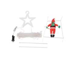 Luces Led Decorativas Navideñas Para Escaleras, Ideales Para Interiores Y Exteriores, Con Forma De Árbol O Estrella. Enchufe Británico De 220 V.